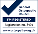 general osteopathy council Registered 3401
